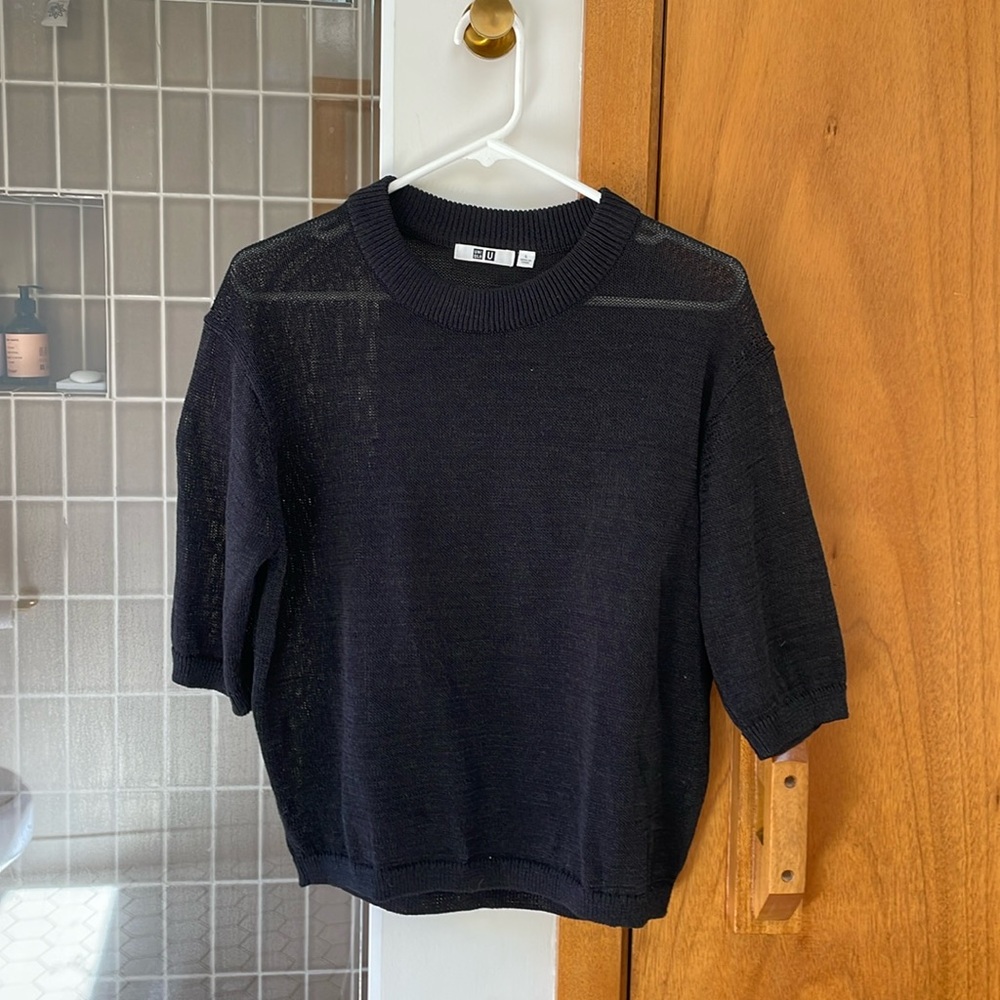 Uniqlo sheer knit